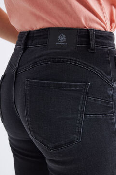Springfield Jeans Skinny Push up negro
