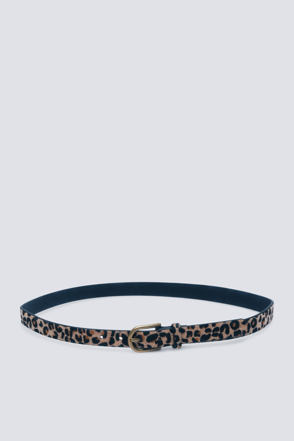 Springfield Cinturón estampado animal estampado