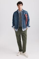 Springfield Pantal&oacute;n cargo c&oacute;modo kaki