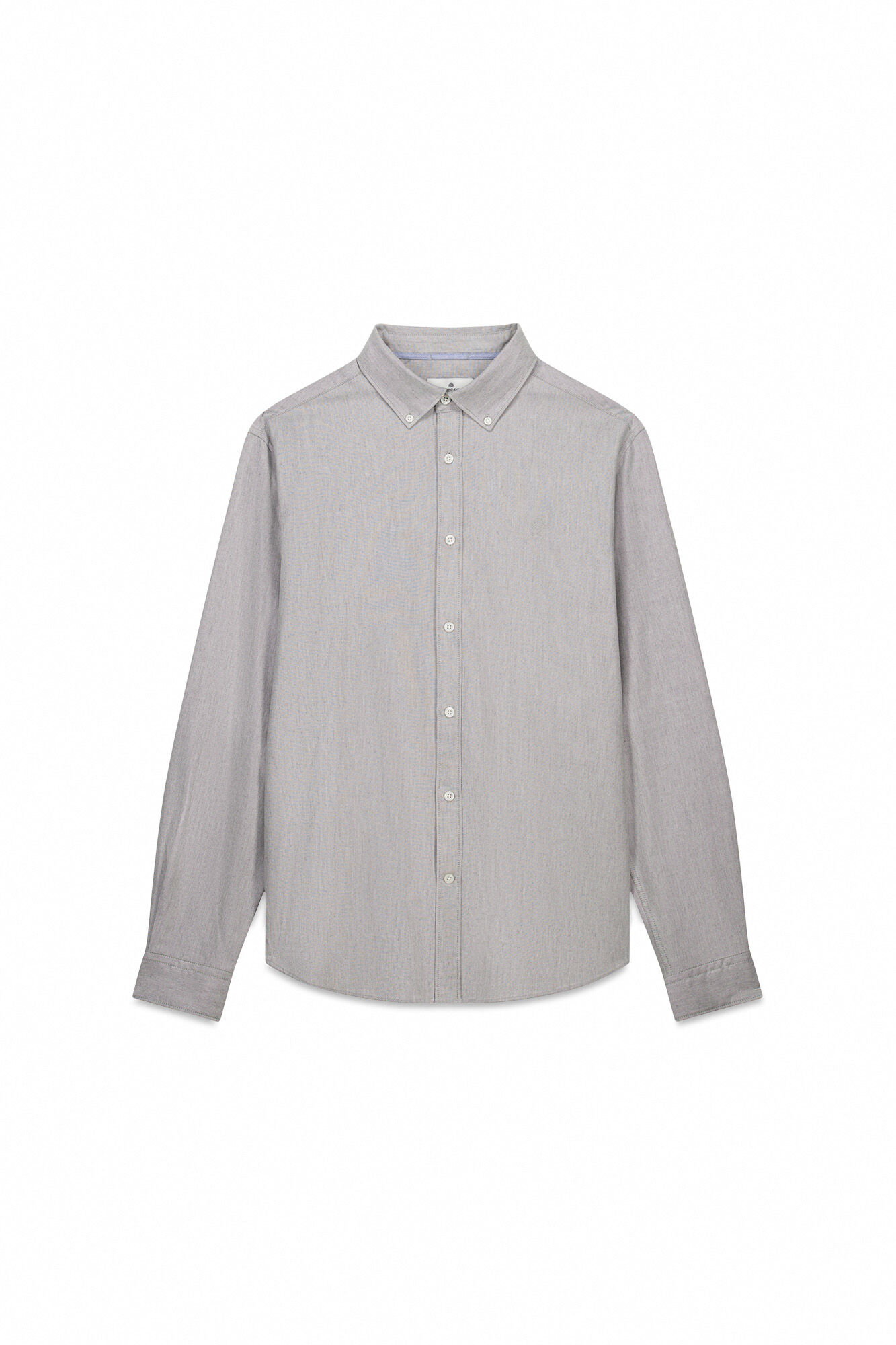 Springfield Camisa Oxford de Tencel gris