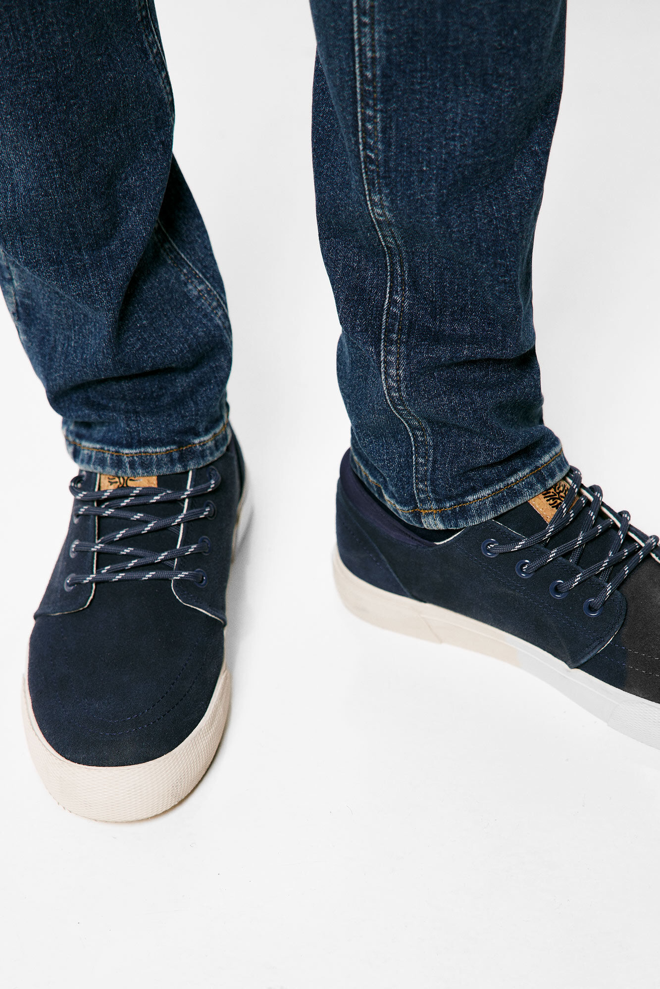 Springfield Jeans skinny lavado oscuro turquesa