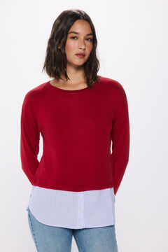 Springfield Playera combinada rojo