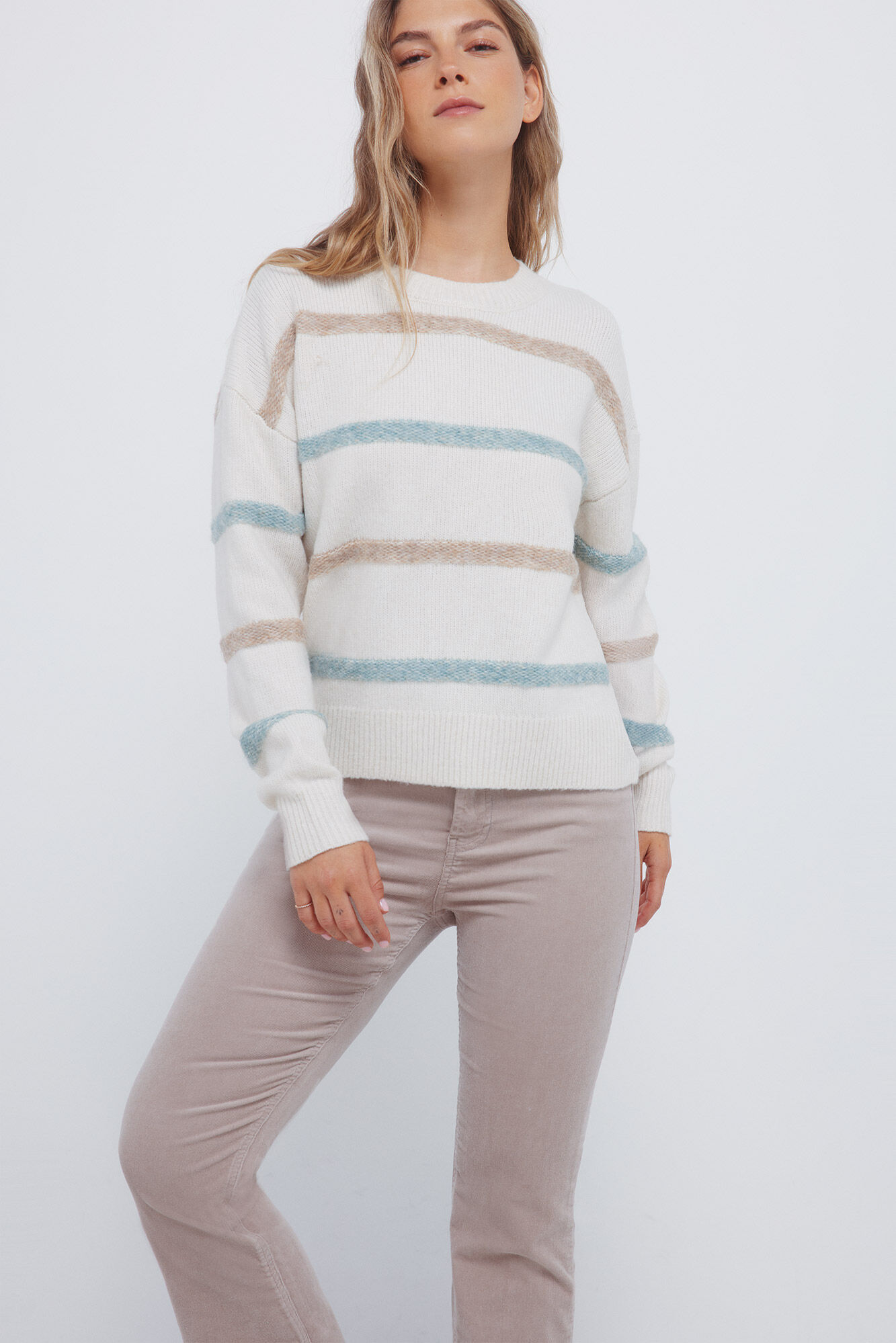 Springfield Pantalones acampanados de pana caf&eacute;