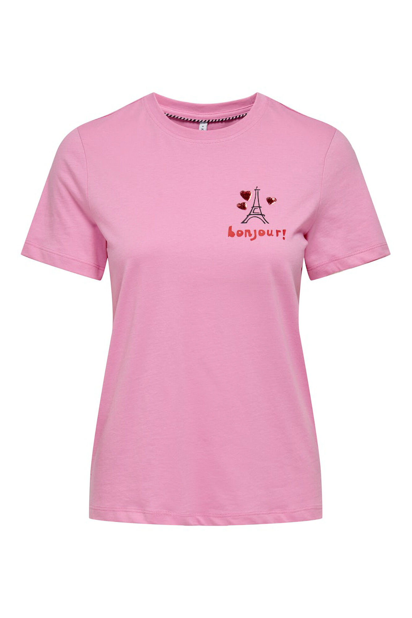 Only Playera de manga corta morado/lila