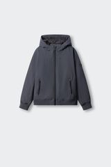 Springfield Kids Chamarra bomber acolchada para ni&ntilde;o azul indigo