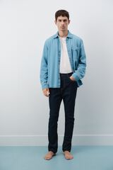 Springfield Jeans lavado desencolado skinny fit marino