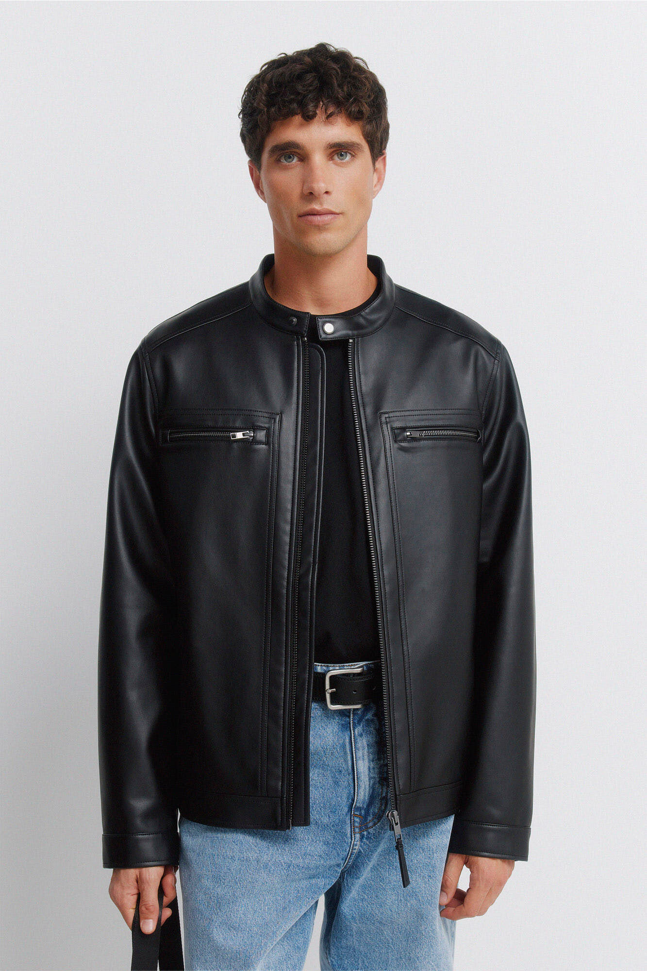 Springfield Chamarra efecto piel