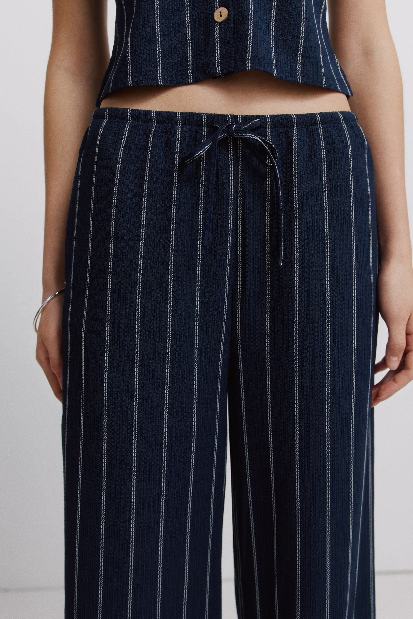 Springfield Pantal&oacute;n fluido azulado