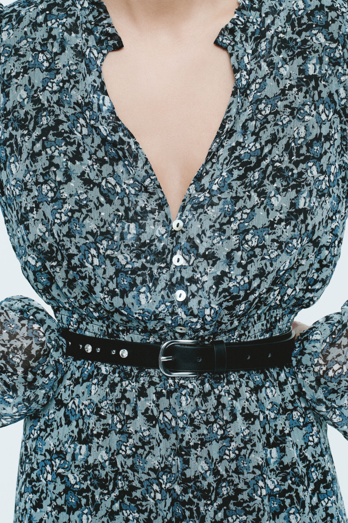 Springfield Cintur&oacute;n con tachuelas de metal