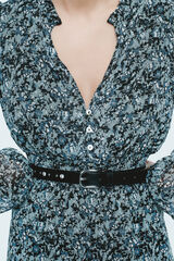 Springfield Cinturón con tachuelas de metal negro