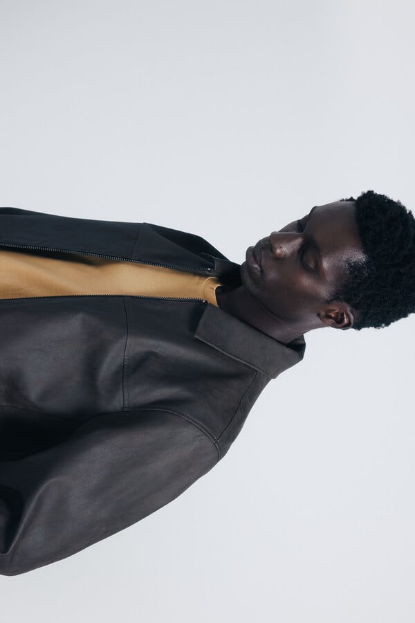 Springfield Chamarra efecto piel estampado