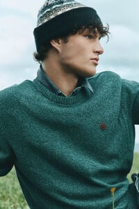 Springfield Jersey trenzado de fantasía liso