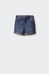 Springfield Bermudas denim niño azul