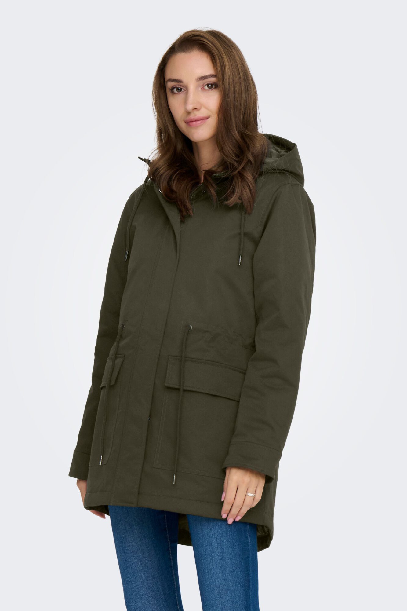 Only Parka con capucha