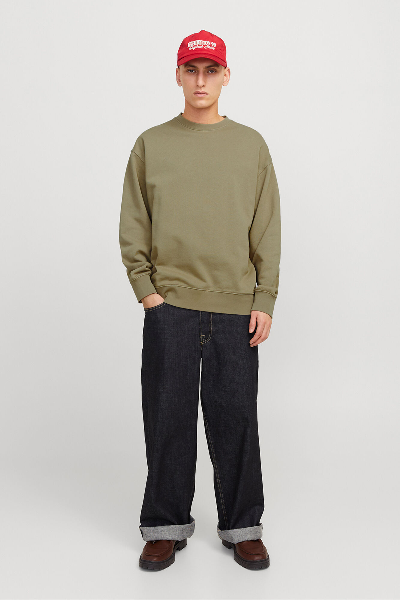 Jack & Jones Sudadera lisa regular fit