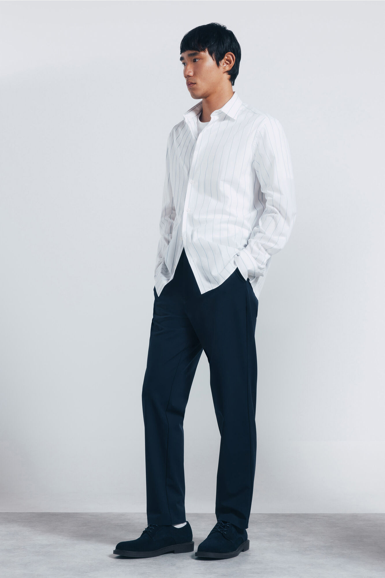 Springfield Playera de popel&iacute;n azul indigo