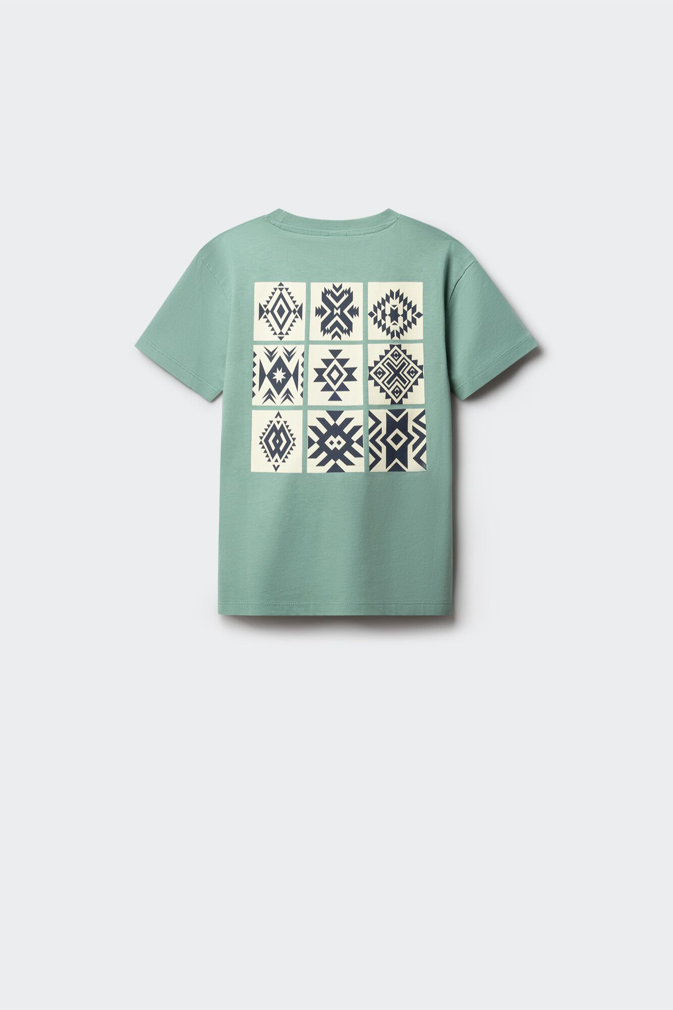 Springfield Kids Playera de manga corta con mosaico &eacute;tnico para ni&ntilde;o