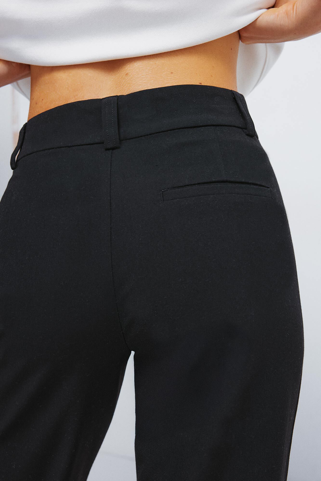 Springfield Pantalones de sastre negro