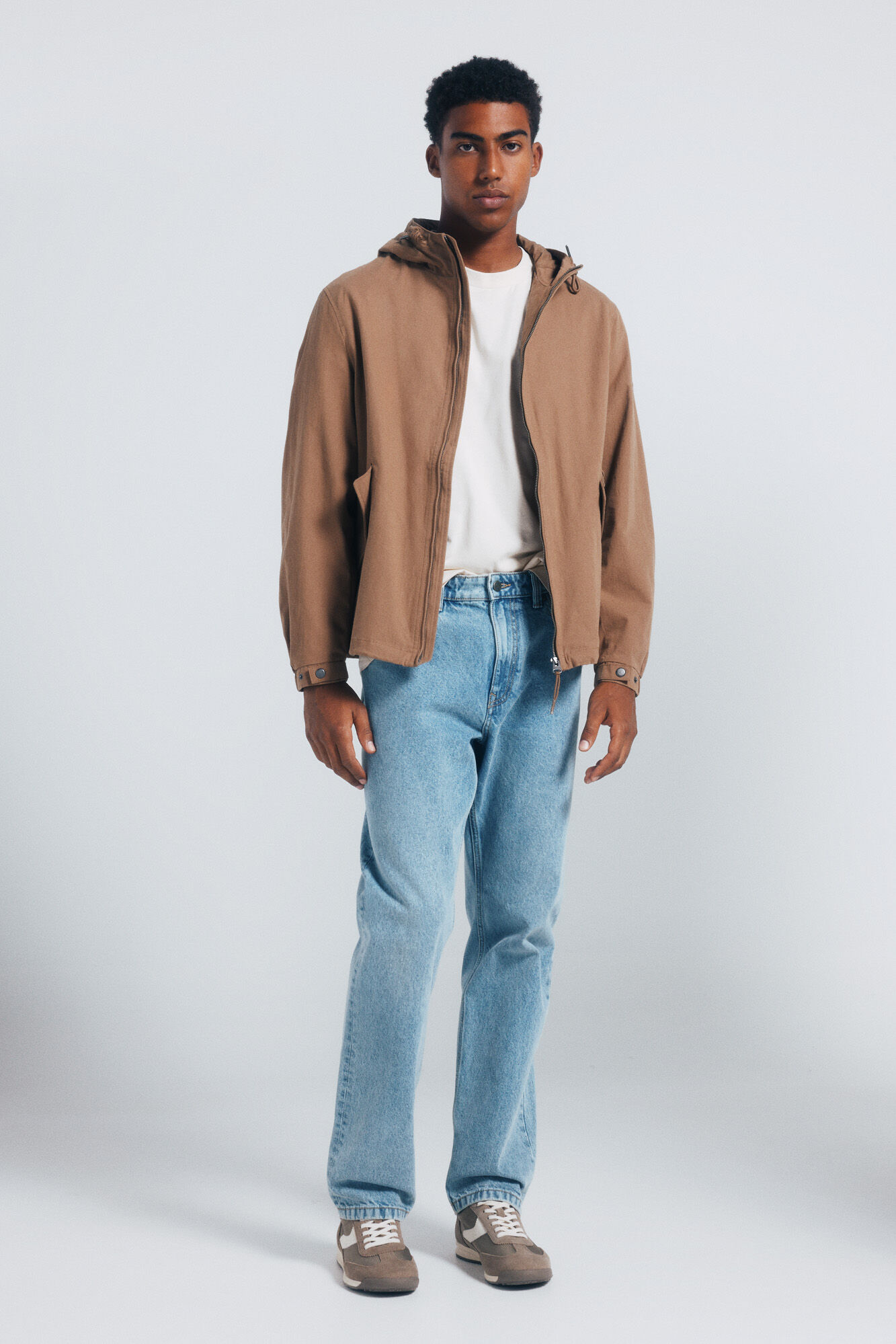 Springfield Parka algod&oacute;n beige