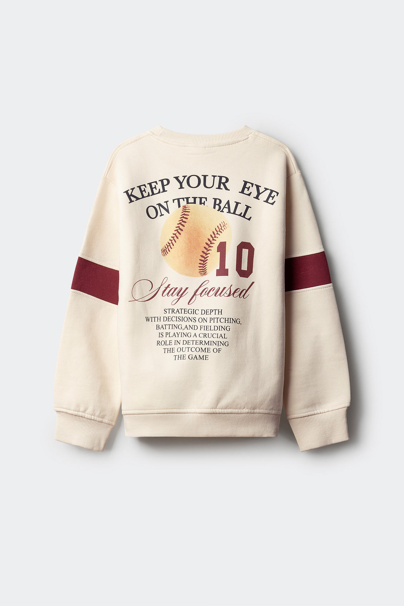 Springfield Kids Sudadera caja Baseball blanco