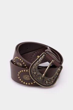 Springfield Cinturón cowboy tachuelas estampado