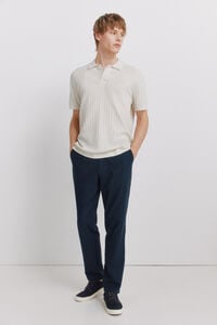 Springfield Pantal&oacute;n chino comfort fit de lino
