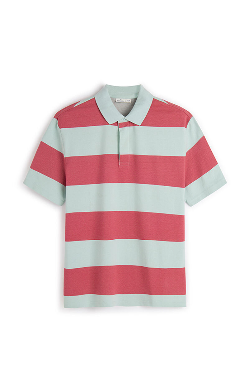 Polo con rayas horizontales outlet