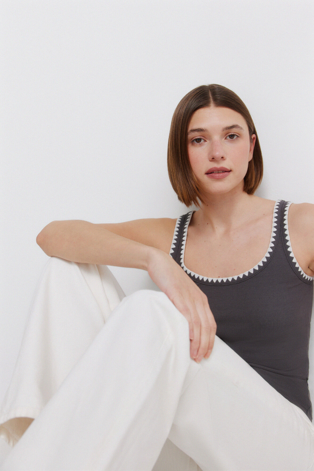 Springfield Playera nadadora bordada