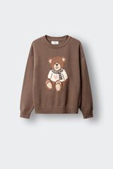 Springfield Kids Su&eacute;ter de oso para ni&ntilde;a caf&eacute;