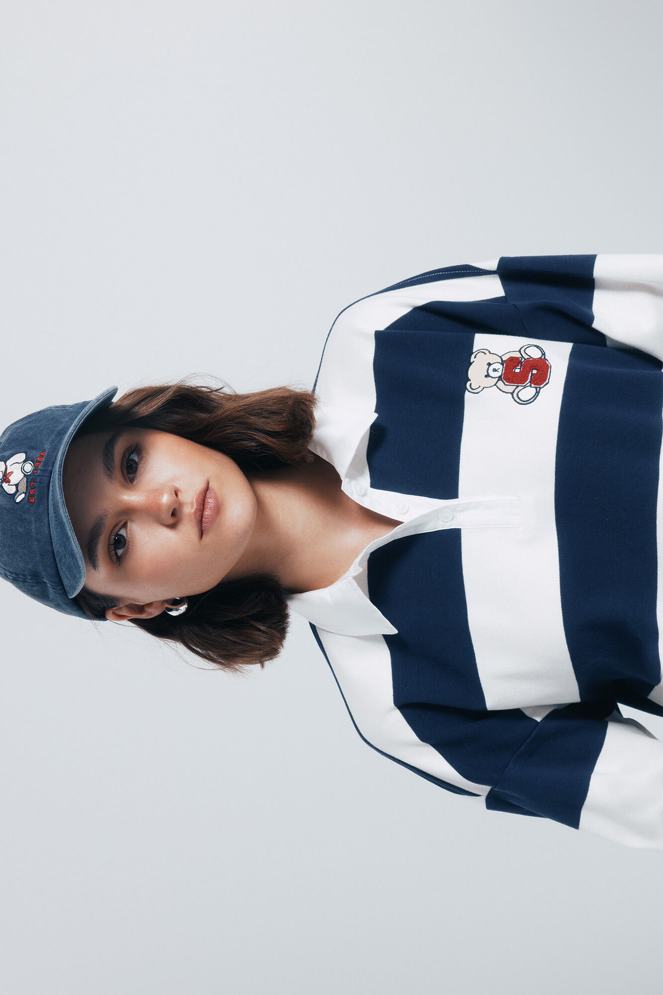 Springfield Polo rayas detalle bordado marino