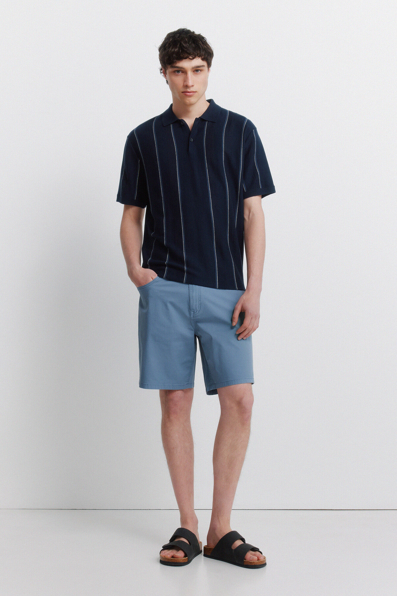 Springfield Bermudas ligeras de 5 bolsillos lavado regular fit