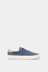 Springfield Zapatilla tejido algodón azulado