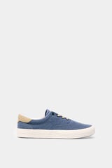 Springfield Zapatilla tejido algodón azulado