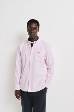 Springfield Camisa oxford rayas rojo