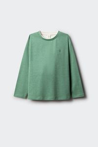 Springfield Kids Playera manga larga b&aacute;sica para ni&ntilde;o