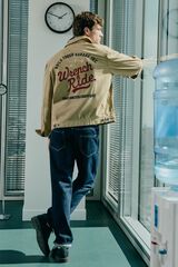 Springfield Chamarra de algod&oacute;n lavada beige