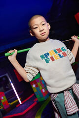 Springfield Sudadera logo Springfield niño marfil