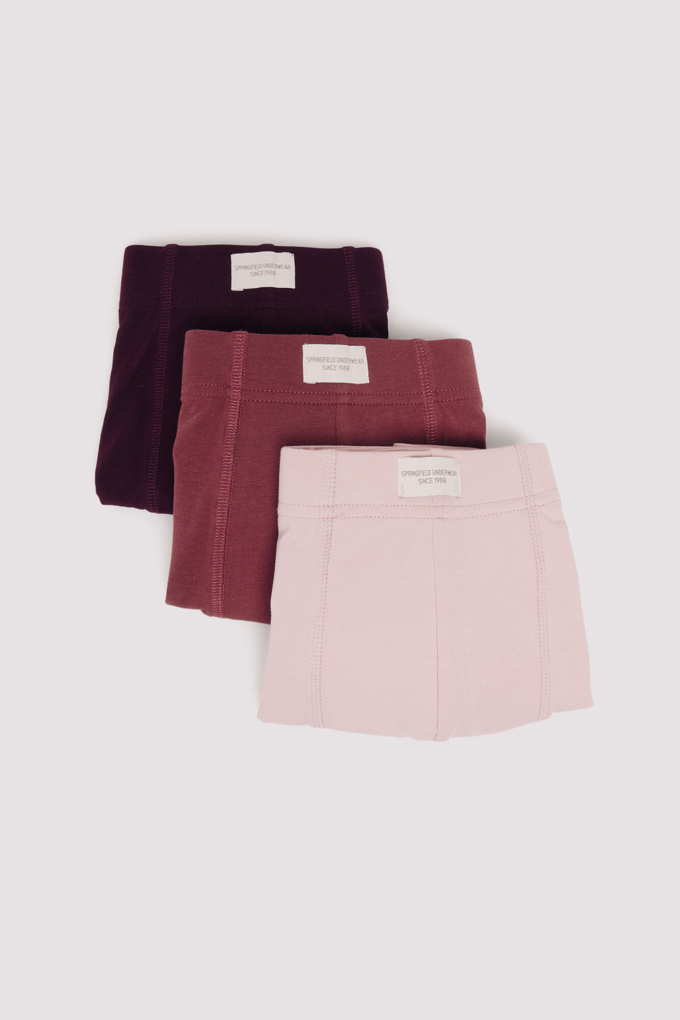 Springfield Pack 3 boxers comfort p&uacute;rpura