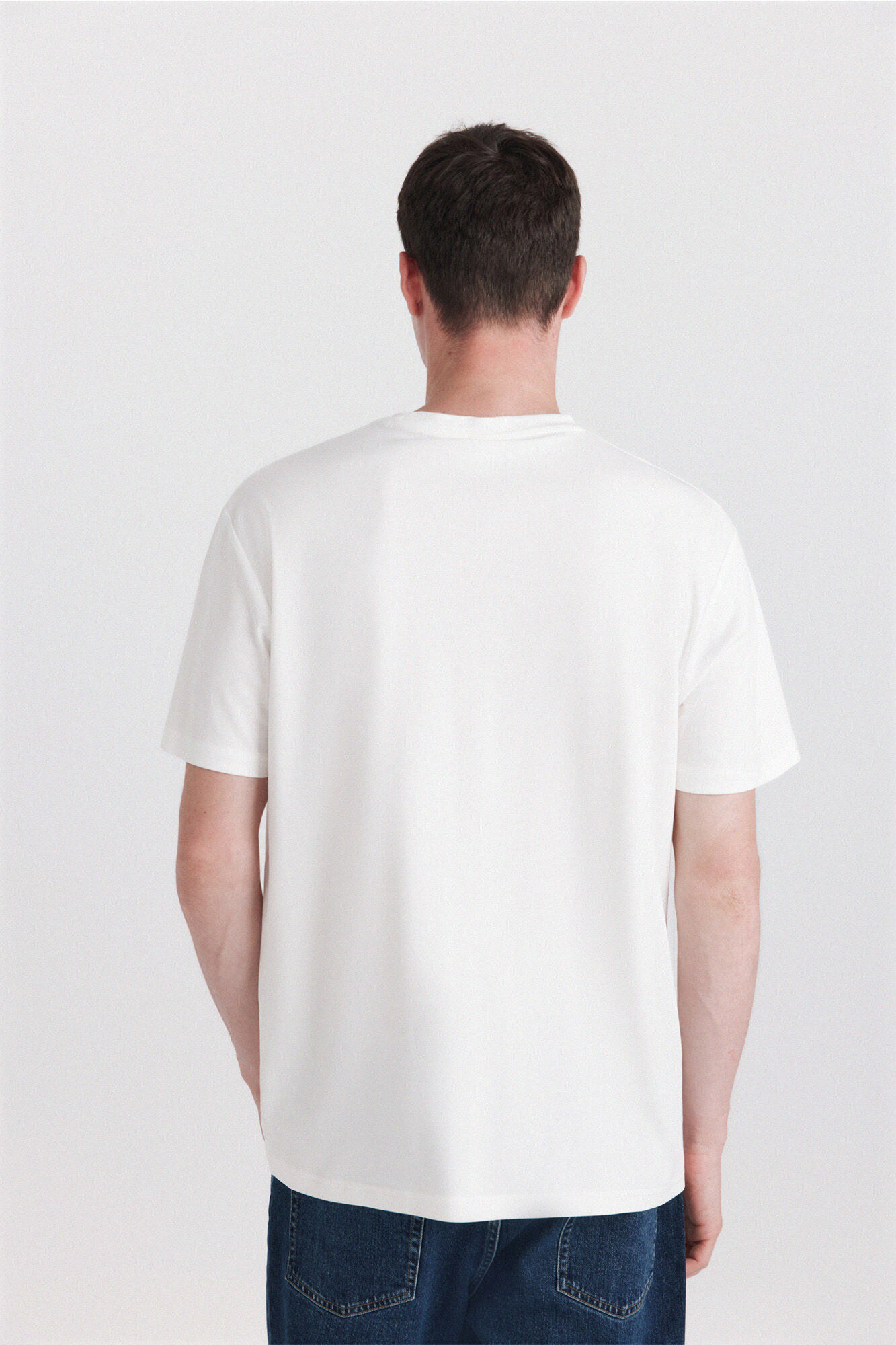Springfield Playera de aspecto t&eacute;cnico marfil