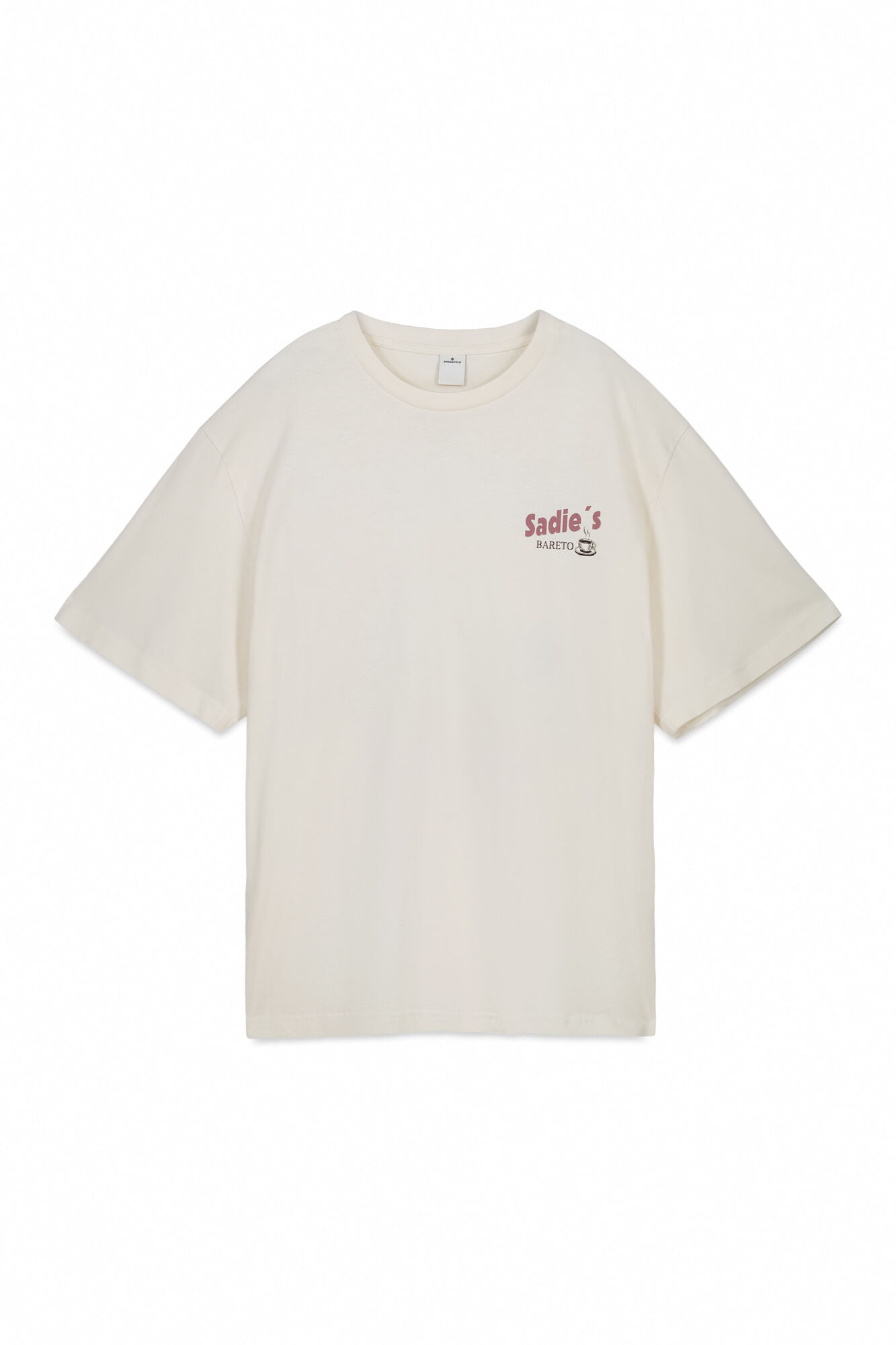Springfield Playera bareto blanco