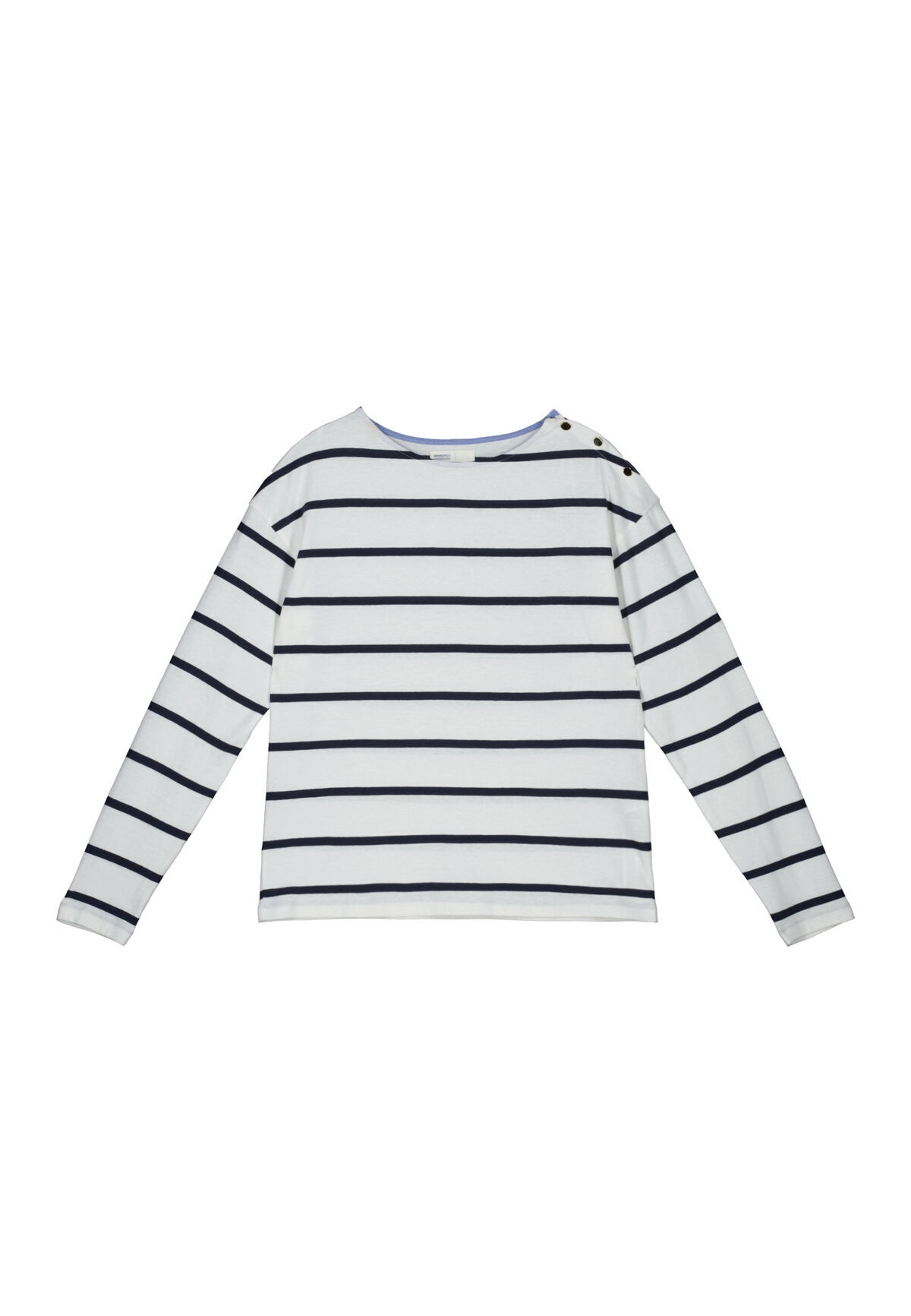 Playera rayas manga clearance larga