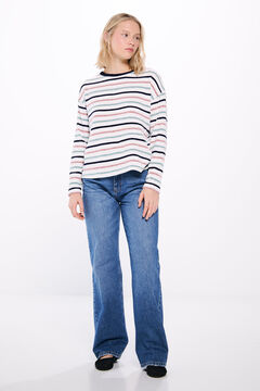 Springfield Playera chenilla rayas estampado