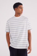 Springfield Playera microrraya azul tinta