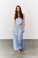 High Spirits Sky skirt azul indigo