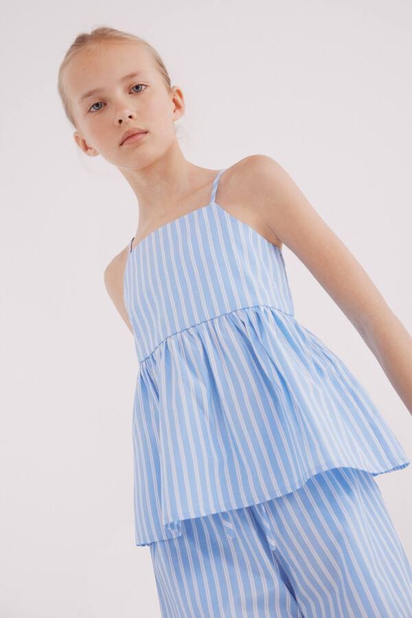 Springfield Kids Top tirantes rayas niña  azul indigo