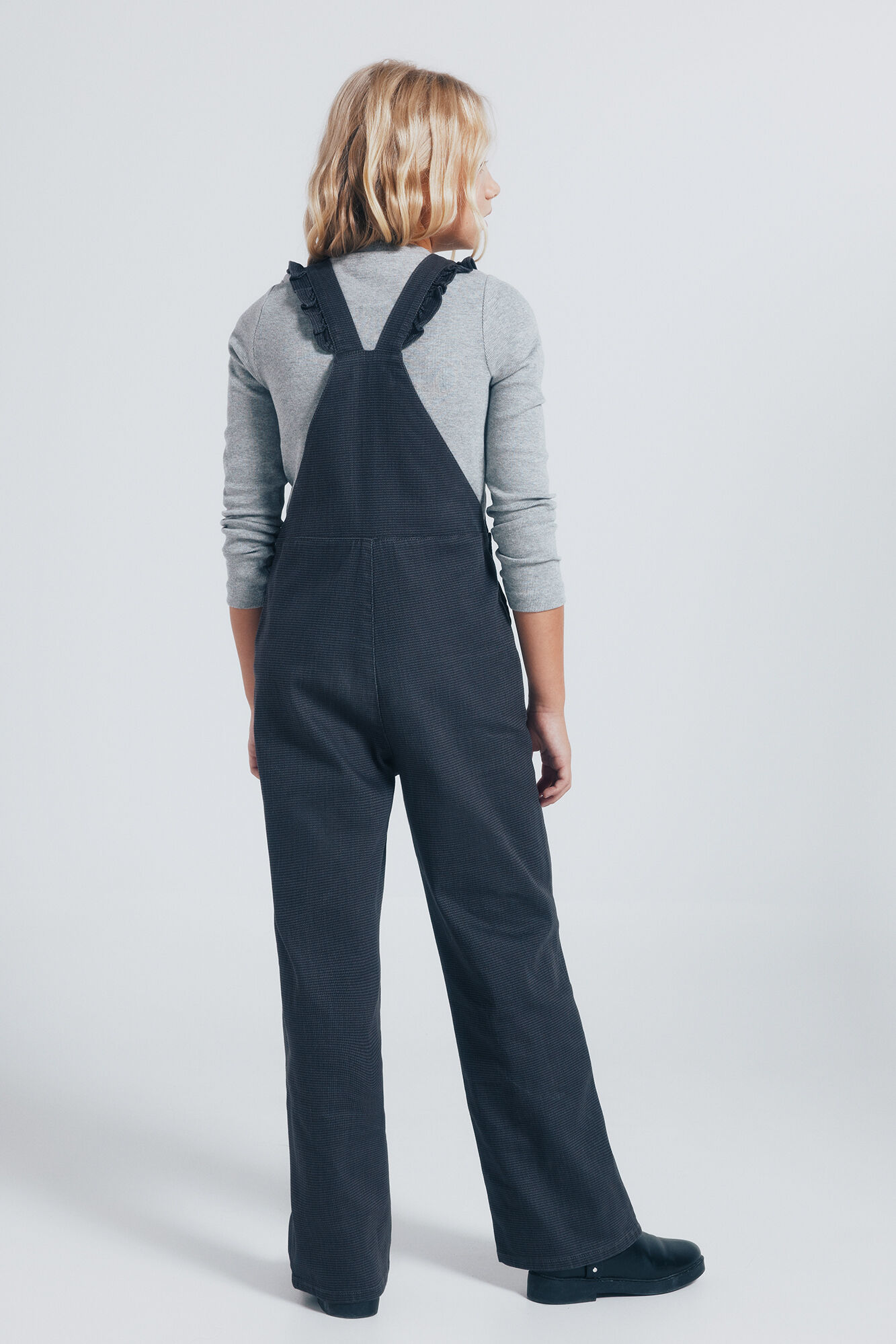 Springfield Kids Overol cuadros ni&ntilde;a gris