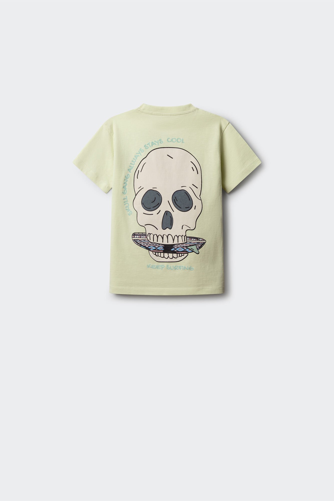 Springfield Kids Playera de manga corta calavera para ni&ntilde;o