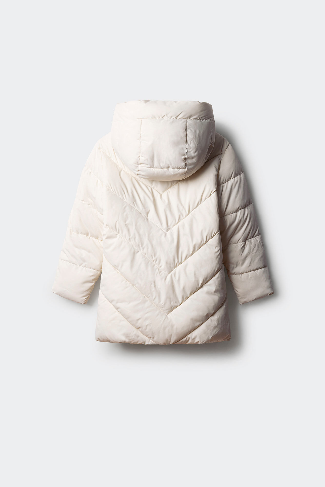 Springfield Kids Abrigo de plumas largo para ni&ntilde;a caf&eacute;