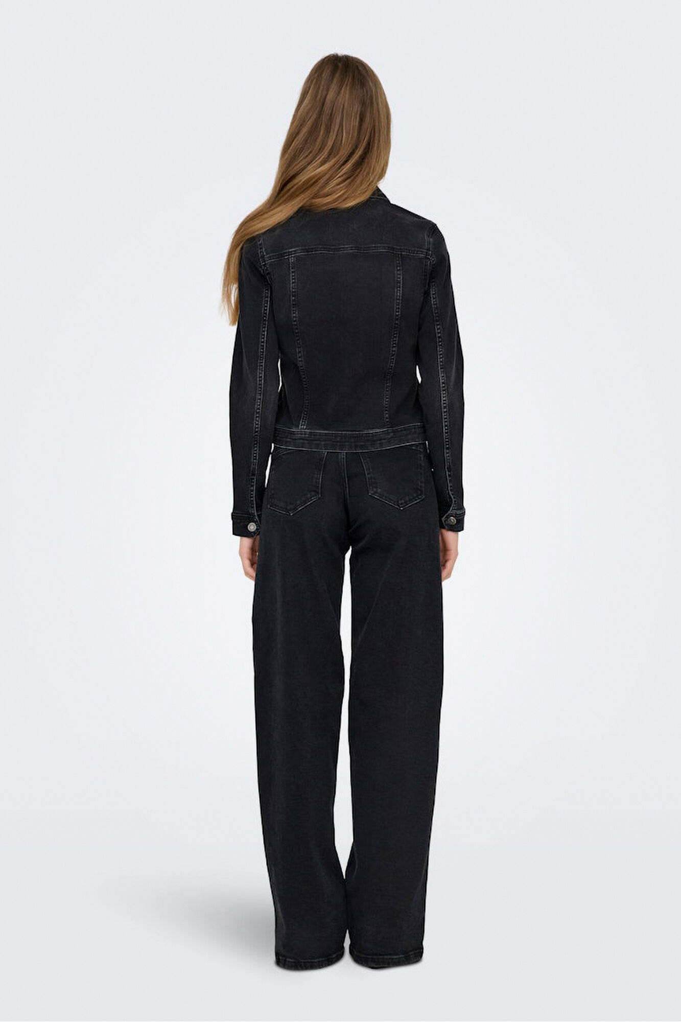 Only Chamarra vaquera negro