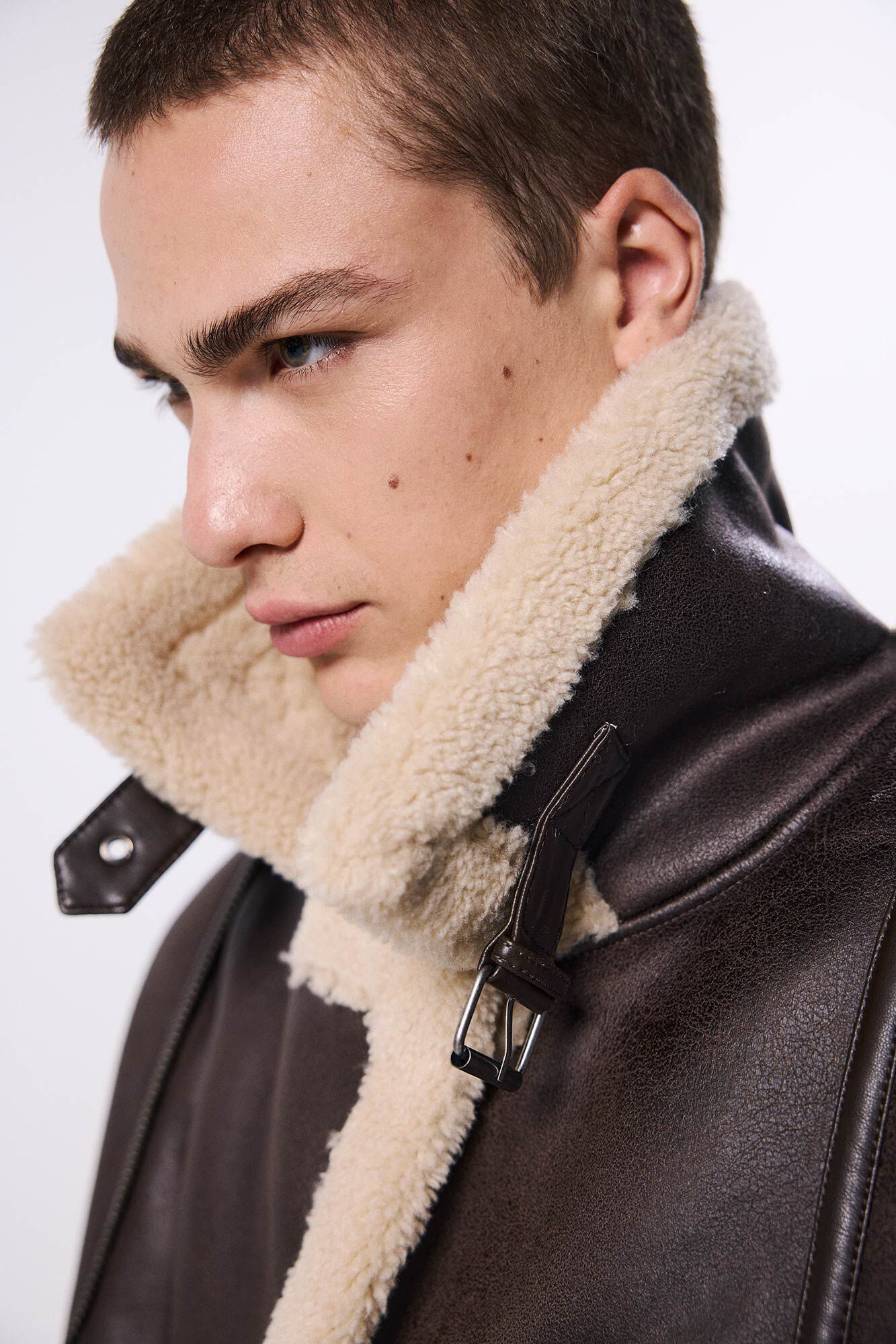 Springfield Cazadora perfecto doble faz caf&eacute;